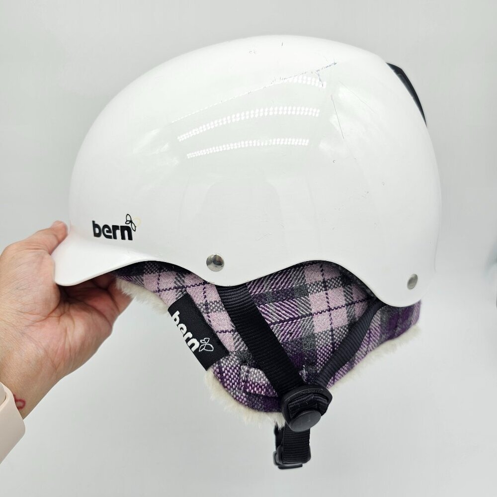 Helmet Bern Muse EPS gloss white, Women's Small